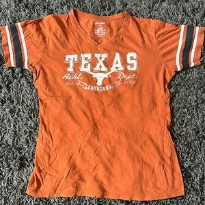 Texas longhorns women’s v-neck tee UT